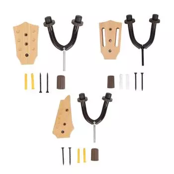 Настенное крепление для гитары U-образные вешалки для гитары, настенный держатель с крючком, подставка для укулеле, бас-гитары, электрогитары Type 2