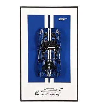 Настенное крепление для LEGO Technic Ford GT 42154, уникальная декоративная металлическая рамка для настенного крепления автомобиля LEGO - идеальный подарок для LEGO
