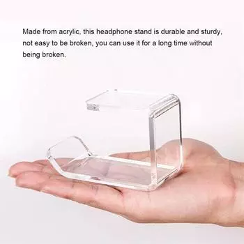 Настенное крепление для наушников под столом, держатель для хранения наушников, вешалка для наушников, подставка для гарнитуры прозрачный