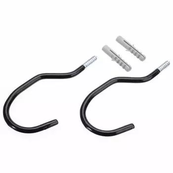 Настенное крепление для велосипеда, большие крючки для хранения на дороге, кронштейн, аксессуары для горного велосипеда, инструмент One size чёрный