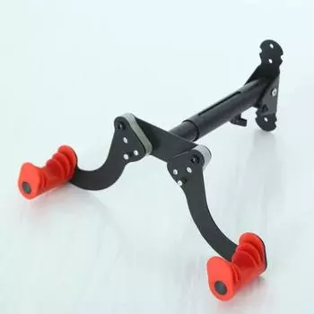 Настенное крепление для велосипеда Yousheng, прочная металлическая горизонтальная настенная вешалка для велосипеда, экономящая место для дома, гаража, квартиры, горной дороги, настенная стойка для хранения велосипеда чёрный/красный