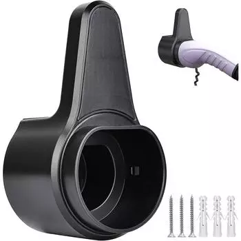 Настенное крепление для зарядного устройства для электромобилей типа 2, держатель зарядного кабеля, органайзер для зарядного кабеля для электромобилей для настенного зарядного устройства, держатель настенного порта, подходит для большинства стандартов 14.