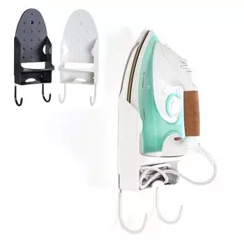 Настенное крепление для железной доски, крючок, держатель для хранения, органайзер, стойка, подвесной инструмент чёрный