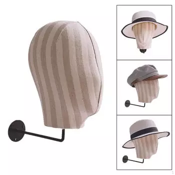 Настенное крепление манекена на голову, шляпа, витрина, домашний магазин, манекен, декор, парикмахерская, настольный парик