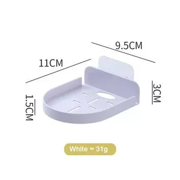 Настенное крепление, плавающая подставка, полка для дома, спальни, ванной комнаты, стойка для камеры, лоток для мониторинга, организация хранения, держатель для камеры безопасности белый