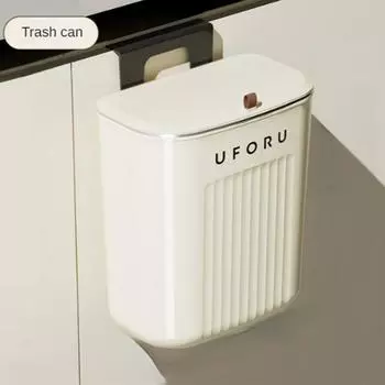 Настенное кухонное мусорное ведро, подвесное мусорное ведро, дверь шкафа, ванная комната, мусорное ведро с крышкой, мусорное ведро, счетчик баков