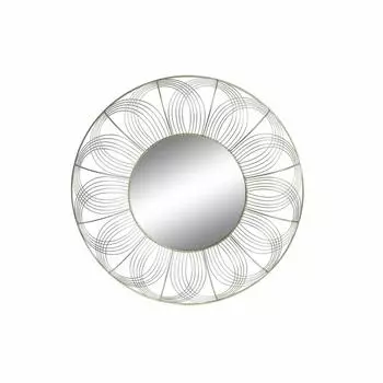 Настенное зеркало DKD Home Decor Золото Металл (60 х 4 х 60 см)