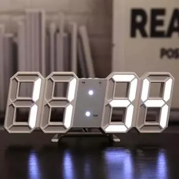 Настенные часы 3D светодиодные часы украшения для спальни режим дома и украшения подвесные большие цифровые часы интерьер комнаты свет декор