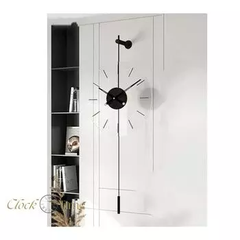 Настенные часы Black Gravity 40 см Blackberry, современные настенные часы из металла и стекла 40x90 см