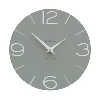 Настенные часы CalleaDesign SMILE Sage White