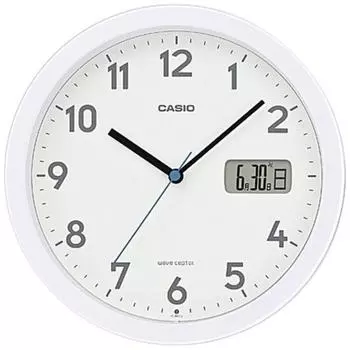 Настенные часы CASIO [волноприемник] белые IC860J7JF [с функцией автоматического радиоприема]