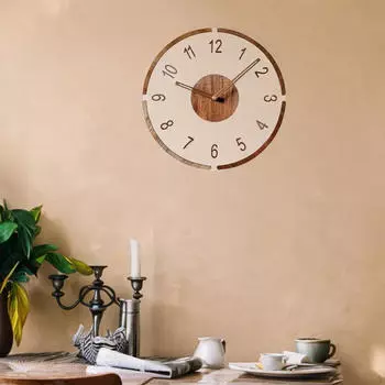 Настенные часы декоративные легко читаемые современные для спальни гостиной офиса 12 Numbers