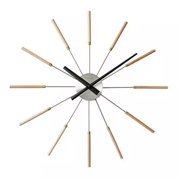 Настенные часы El Commune Radiant clock stick Natural NXT-J013 коричневый