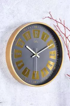 Настенные часы Emgold из настоящего стекла 30 см с бесшумным механизмом Pds-30