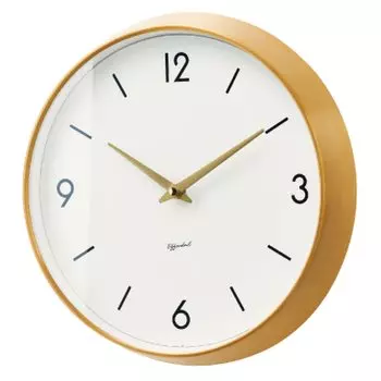 Настенные часы Interform Etre розовое золото белое диаметр 32 см механизм Sweep CL-3995