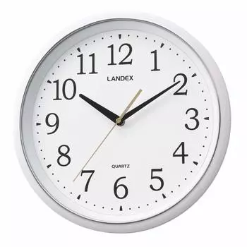 Настенные часы Landex Белые Диаметр 32 см Аналоговые с непрерывной секундной стрелкой YW9172WH белый