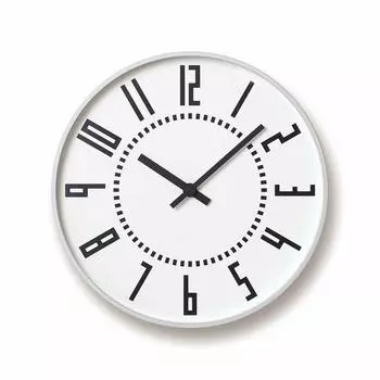 Настенные часы Lemnos Analog Eki Clock Aluminum White eki clock WH Lemnos TIL16-01 Диаметр 25.6 см белый