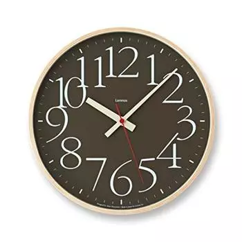 Настенные часы Lemnos AY Часы RC Радио Аналоговые коричневые часы AY RC BW Lemnos AY14-10