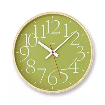 Настенные часы Lemnos AY Часы RC Радиоволновые аналоговые зеленые часы AY RC GN Lemnos AY14-10