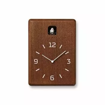 Настенные часы Lemnos с кукушкой, аналоговые часы Kuku Brown CUCU Lemnos Размеры Ш182 x В254 x Г107 мм LC10-16DBW темно-коричневого