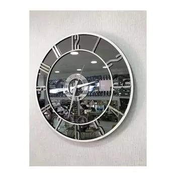 Настенные часы с настоящим зеркалом 40см