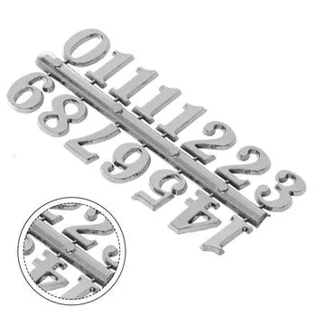 Настенные часы с одинарными цифрами и высотой 2 см Black Arabic Numeral