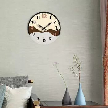 Настенные часы украшения без тиканья легкие круглые подвесные акриловые украшения для детей