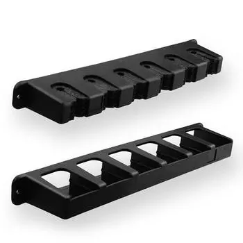 - Настенные держатели для удочек, подставка для 6 удочек для гаража (Блэк