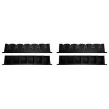 Настенные держатели для удочек, подставка для 6 удочек для гаража (черный)