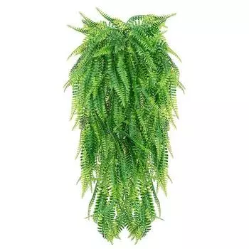 Настенные имитационные растения, яркие, сделай сам, свежее искусственное растение, папоротник, искусственные лозы, домашний декор зелёный