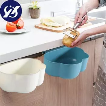 Настенные инструменты для чистки, многофункциональное ведро для хранения в форме облаков, мусорное ведро, подвесной мусорный бак белый