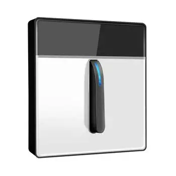 Настенные кнопочные выключатели света Панель из закаленного стекла Светодиодные выключатели 1/2/3 клавиши Настенные стеклянные панельные выключатели со светодиодным индикатором 1A