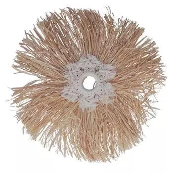 Настенные корзины из рафии, украшение из плетеной соломы, подвесная настенная подвеска для гостиной, ресторана