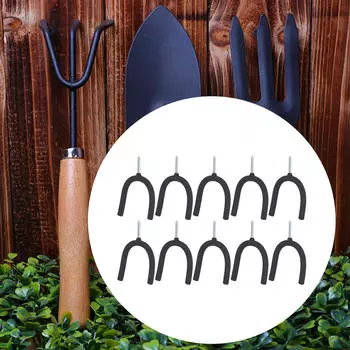 Настенные крючки для аккуратного хранения в гараже - набор из 10 шт. красный