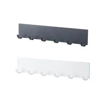 Настенные крючки для одежды, самоклеящаяся металлическая вешалка для одежды, вешалка для полотенец и шляп, держатель для ключей, органайзер для кухни и ванной комнаты белый