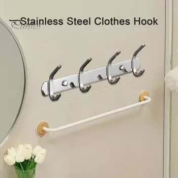 Настенные крючки для полотенец, прочные вешалки для одежды, устойчивые к ржавчине, прочные, выдерживающие большую нагрузку, легко устанавливаемые, вешалка для головных уборов и халатов C