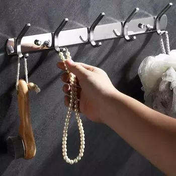 Настенные крючки для полотенец, прочные вешалки для одежды, устойчивые к ржавчине, прочные, выдерживающие большую нагрузку, легко устанавливаемые, вешалка для головных уборов и халатов C