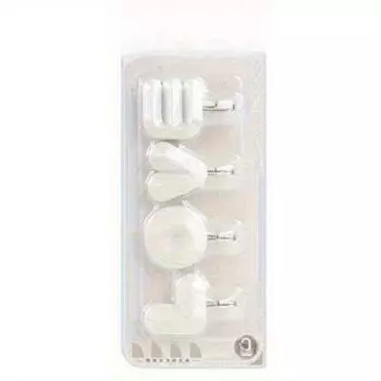 Настенные крючки с надписью «Любовное письмо», прочный пластиковый липкий крючок, держатель для хранения полотенец и пальто, органайзер для ключей, подвесная стойка, скандинавский домашний декор белый