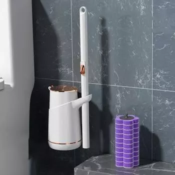 Настенные многофункциональные щетки, инструмент для чистки ванной комнаты, набор щеток для чистки туалета, домашний офис SET 1