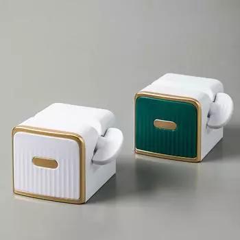 Настенные полки, большая соковыжималка для зубной пасты, крем для рук, очищающее средство, соковыжималка для ленивого выдавливания, держатель для зубной пасты, аксессуары для ванной комнаты белый