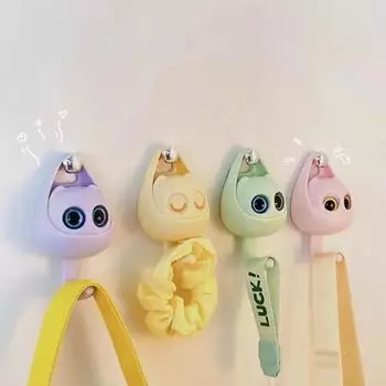 Настенные практичные крючки для кошек, модные настенные крючки, самоклеящийся держатель для ключей для кошек, для хранения вещей, настенные украшения для дома
