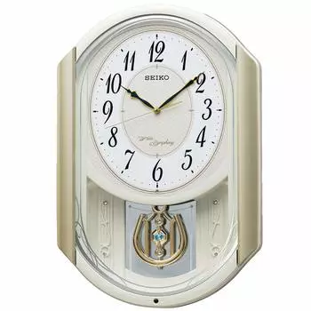 Настенные радиочасы Seiko Clock Light Golden Pearl 450 x 305 x 75 мм AM263S