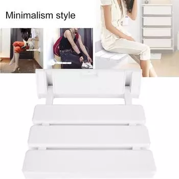 Настенные сиденья для душа Складной стул для душа Стул для ванны Скамейка для душа для пожилых людей Стул для спа-туалета Скамейка для ванны Нескользящий стул для ванны