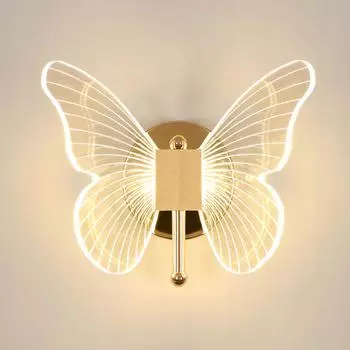 Настенные светильники SENQIU Современные светодиодные настенные светильники Золотые настенные светильники для лестницы Лампы-бабочки