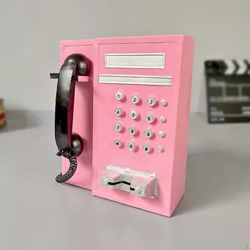 Настенные украшения для стационарного телефона 30,5 X 25,5 13 см, орнамент в старинном стиле из железа для розовый