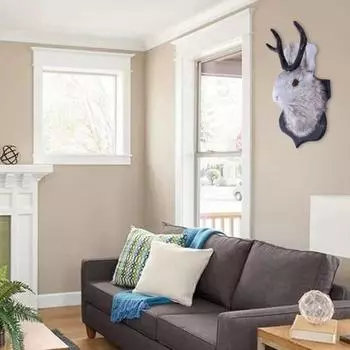 Настенные украшения в виде рогов кролика, 3D-чучела животных, абстрактная скульптура, ювелирные изделия, настенный крючок для организации ключей белый