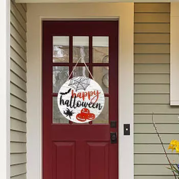 Настенные знаки, дверные знаки, фотореквизиты, деревянные украшения, 29 см, фоновые таблички, подвесные таблички на Хэллоуин