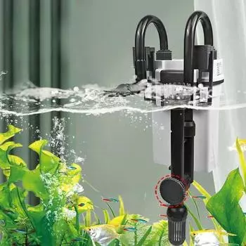 Настенный аквариумный фильтр-водопад, аквариумный внешний подвесной водяной насос, небольшой циркуляционный фильтр, удаление масляной пленки, канистра