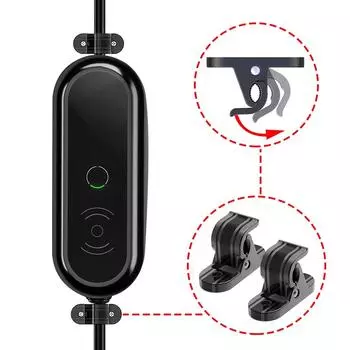 Настенный автомобильный зарядный пистолет кронштейн зажим фиксированные зажимы винтовое крепление держатель подставка для портативного зарядного устройства EV Box Тип 1 Тип 2 EVSE