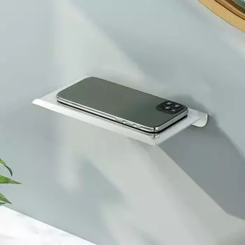 Настенный аксессуар для ванной комнаты, ящик для хранения салфеток, крючок для хранения, держатель для рулона, держатель для туалетной бумаги without rod серебряный